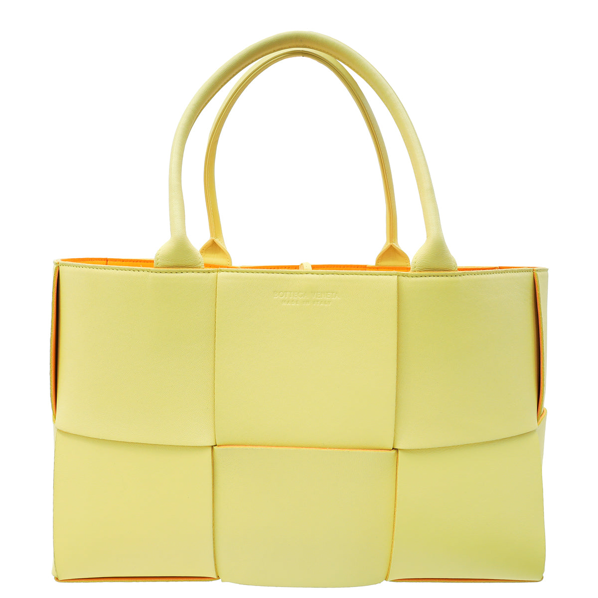 Bottega Veneta Bicolor Maxi Intrecciato Arco Tote Medium Bag