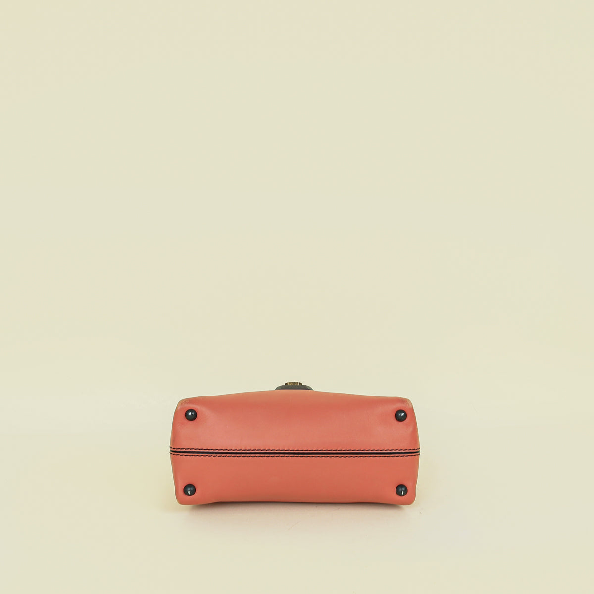 Bottega Veneta Coral Orange Mini Piazza Top Handle Bag