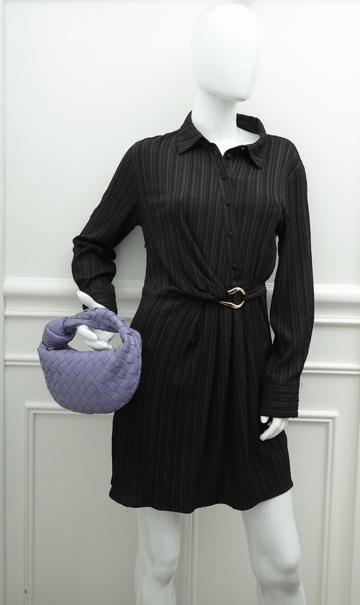 Bottega Veneta Purple Intrecciato Nappa Mini Jodie Bag