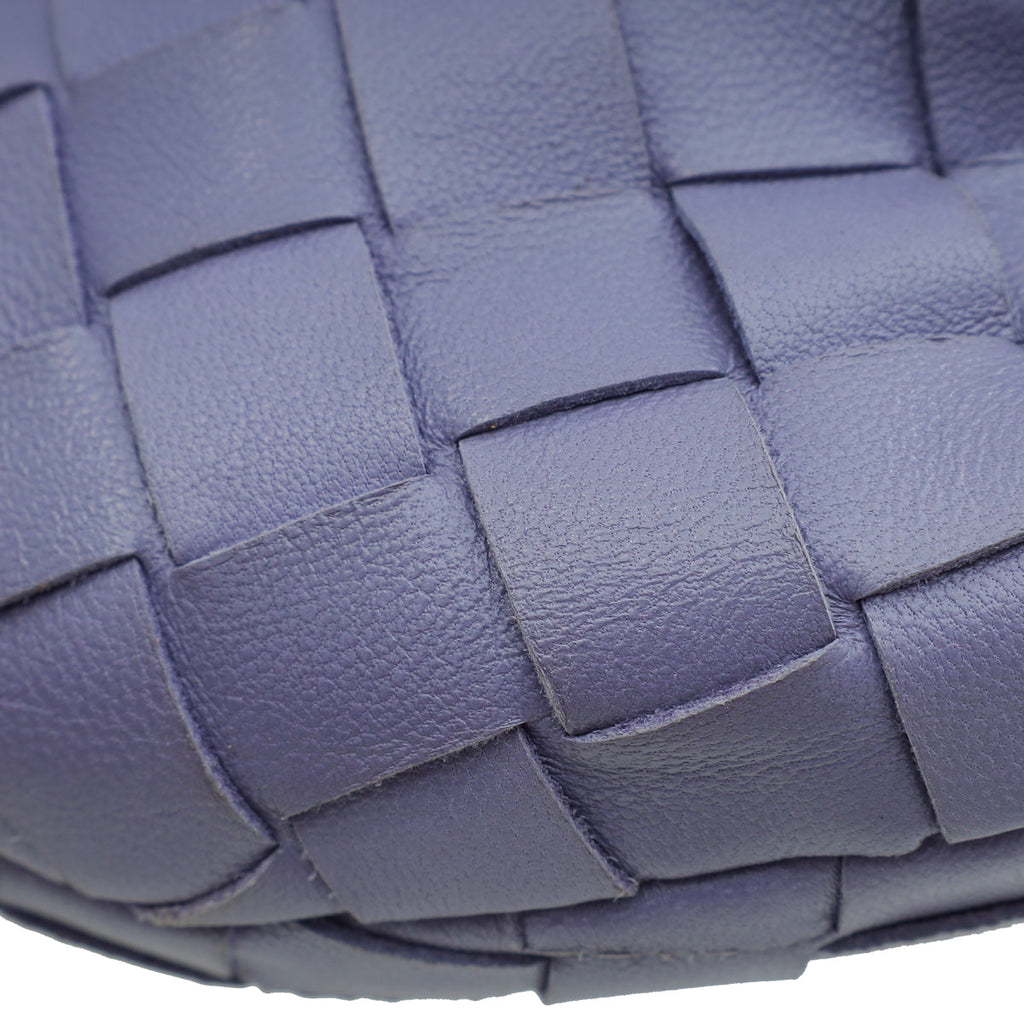 Bottega Veneta Purple Intrecciato Nappa Mini Jodie Bag