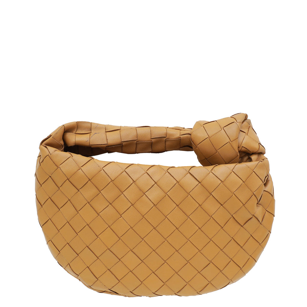 Bottega Veneta Caramel Intrecciato Nappa Mini Jodie Bag