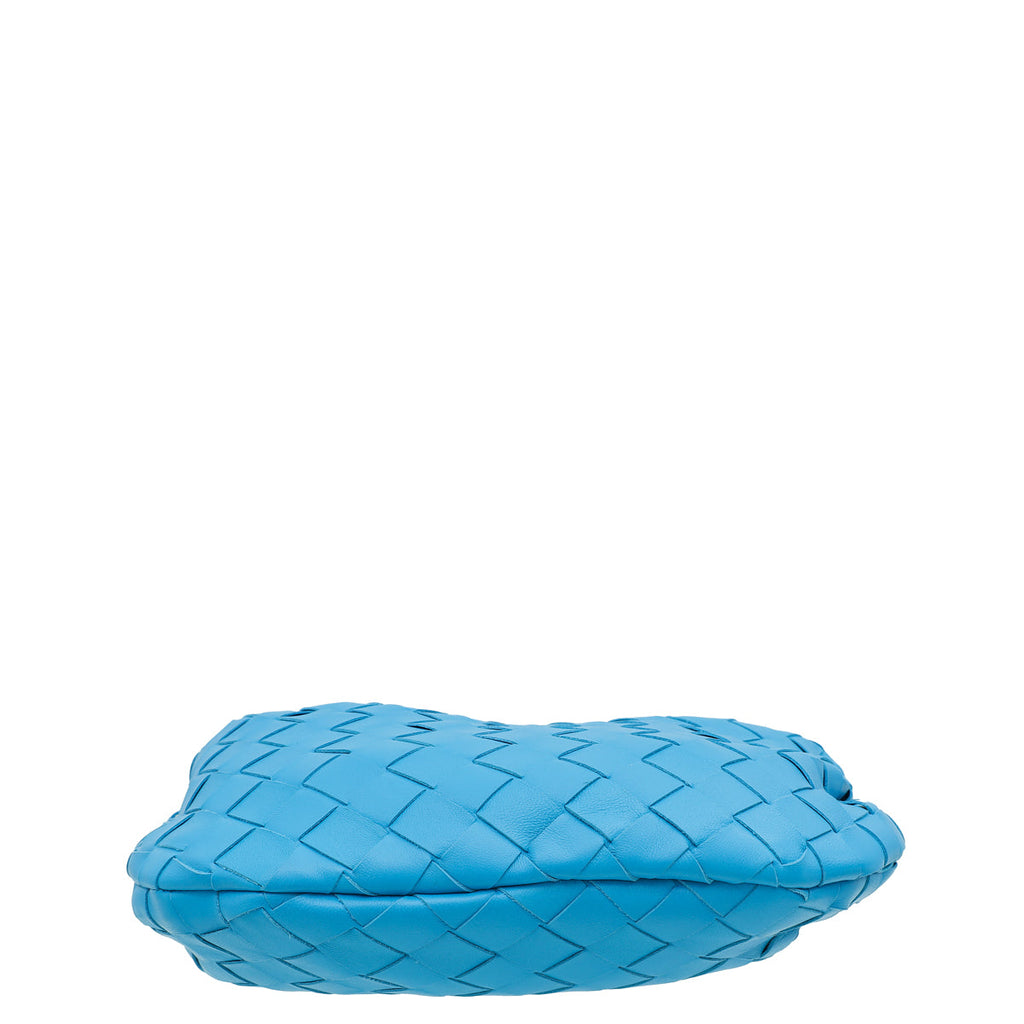 Bottega Veneta Blue Intrecciato Mini Jodie Bag