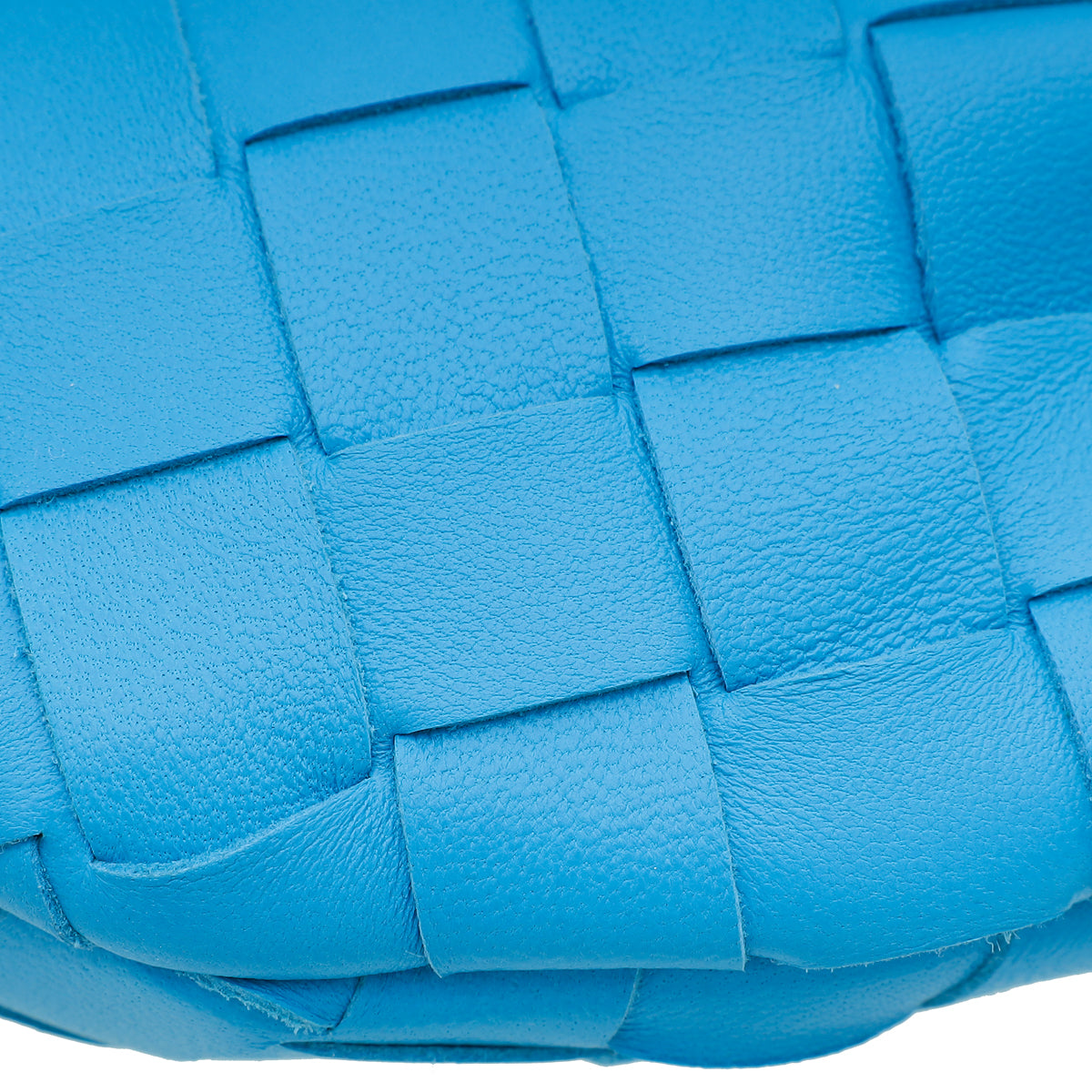 Bottega Veneta Blue Intrecciato Mini Jodie Bag