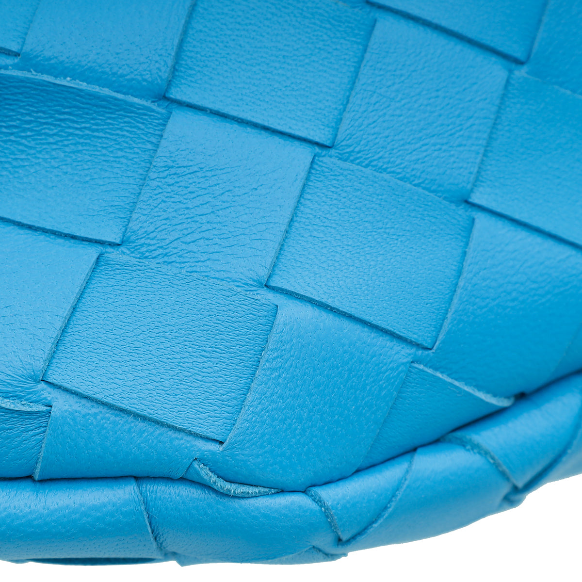 Bottega Veneta Blue Intrecciato Mini Jodie Bag