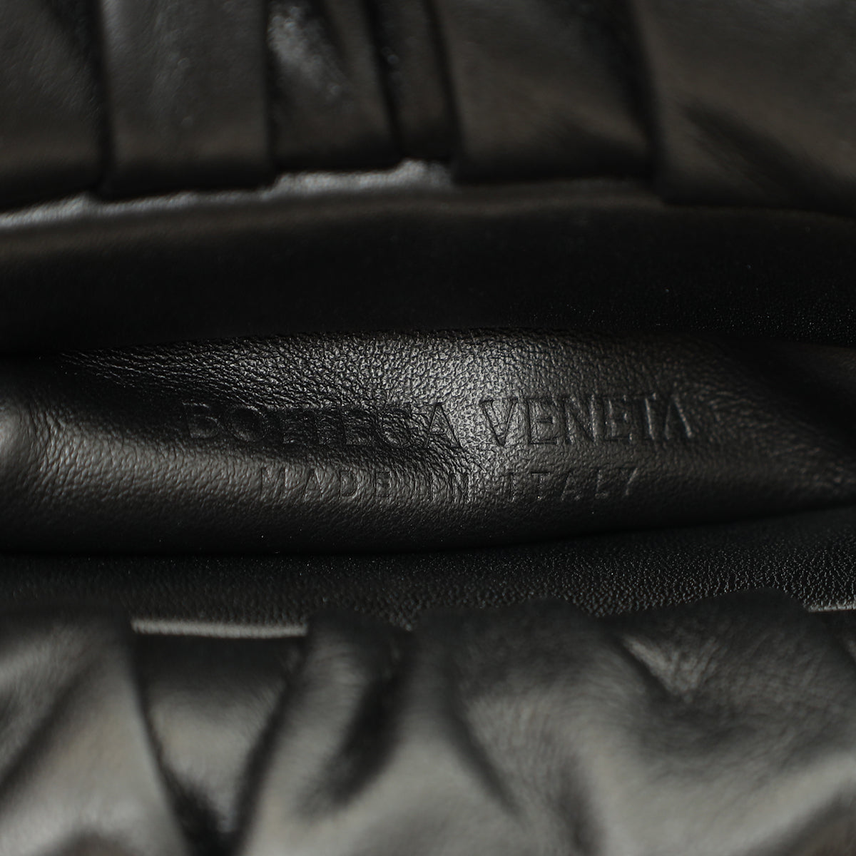 Bottega Veneta Black The Pouch Chain Bag