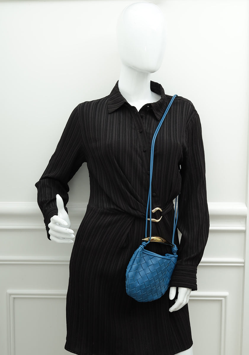 Bottega Veneta Blueprint Intrecciato Baby Sardine Bag