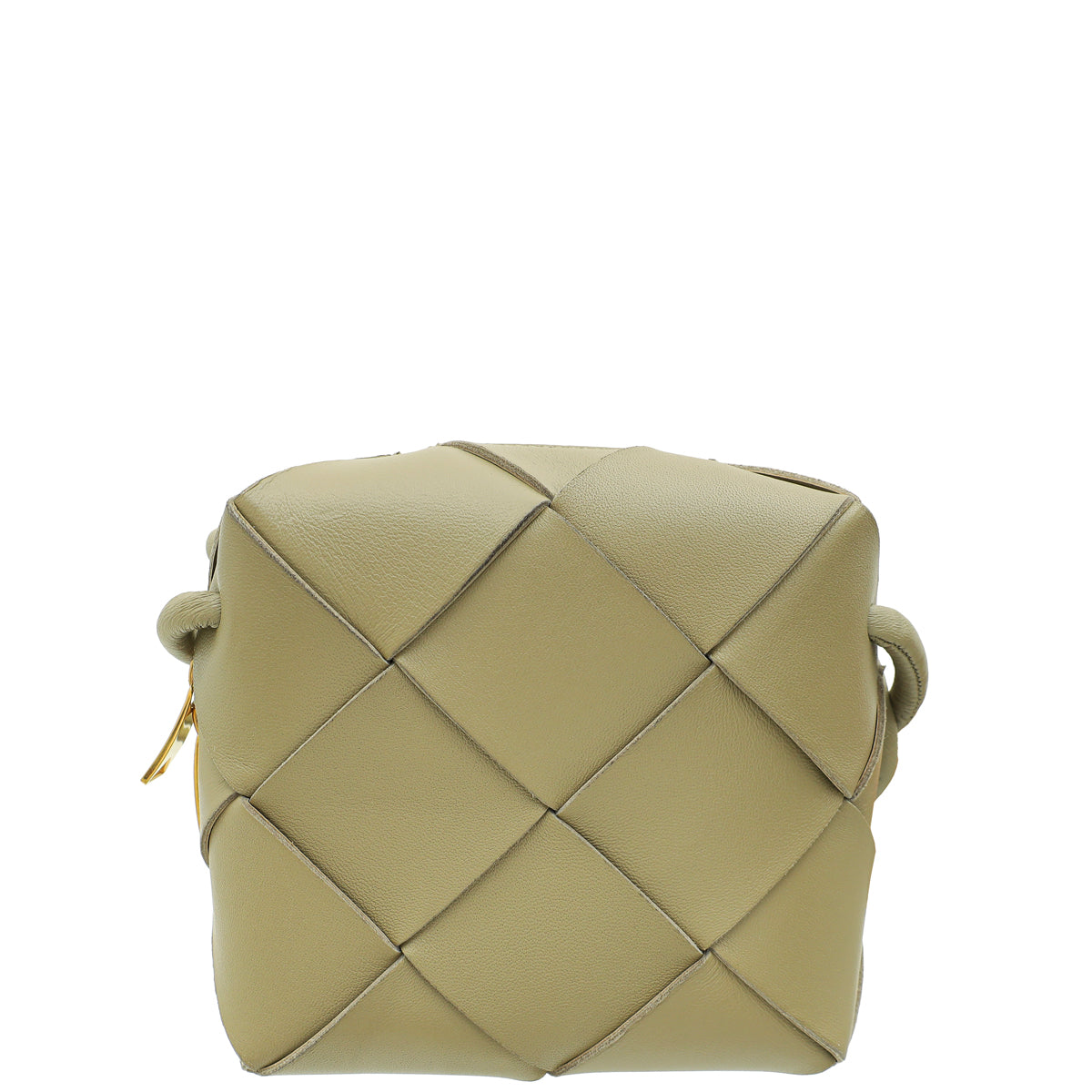 Bottega Veneta Travertine Intrecciato Nappa Cassette Camera Small Bag