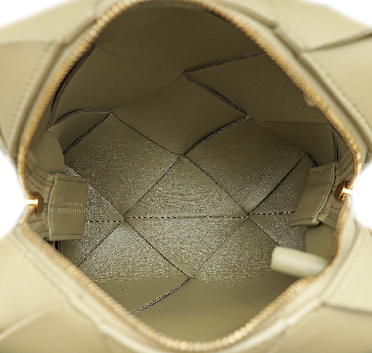 Bottega Veneta Travertine Intrecciato Nappa Cassette Camera Small Bag