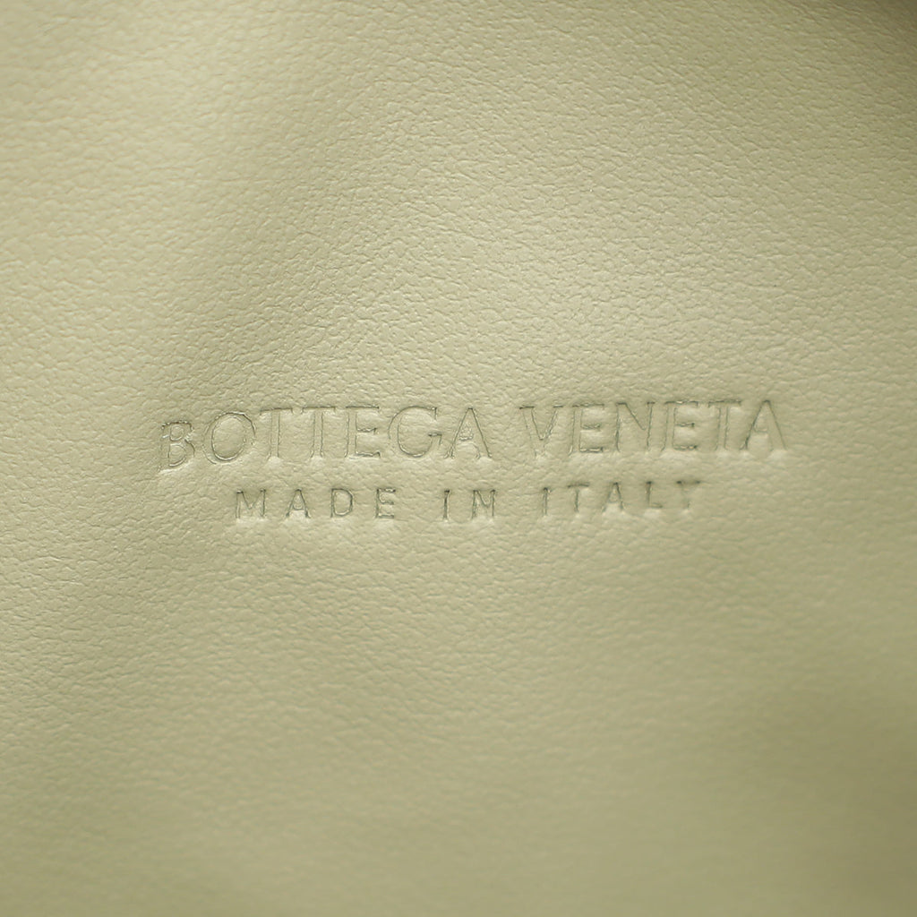 Bottega Veneta Travertine Intrecciato Wallace Mini Bag