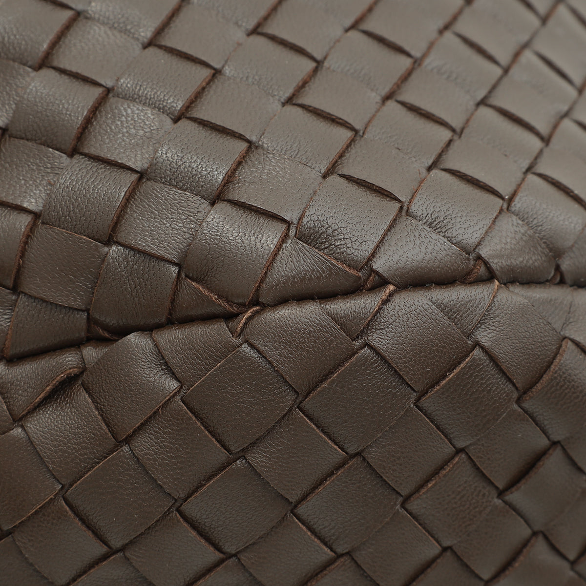 Bottega Veneta Chocolate Intrecciato Ball Top Handle Bag