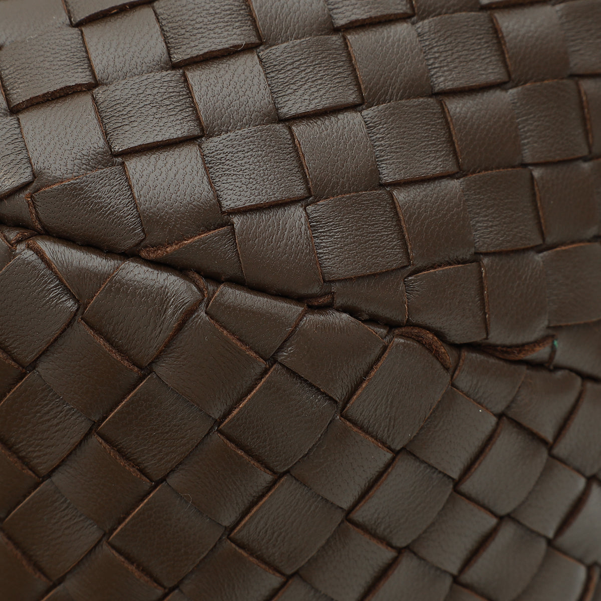 Bottega Veneta Chocolate Intrecciato Ball Top Handle Bag