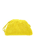 Bottega Veneta Yellow Boucle Curly Raffia The Mini Pouch Bag