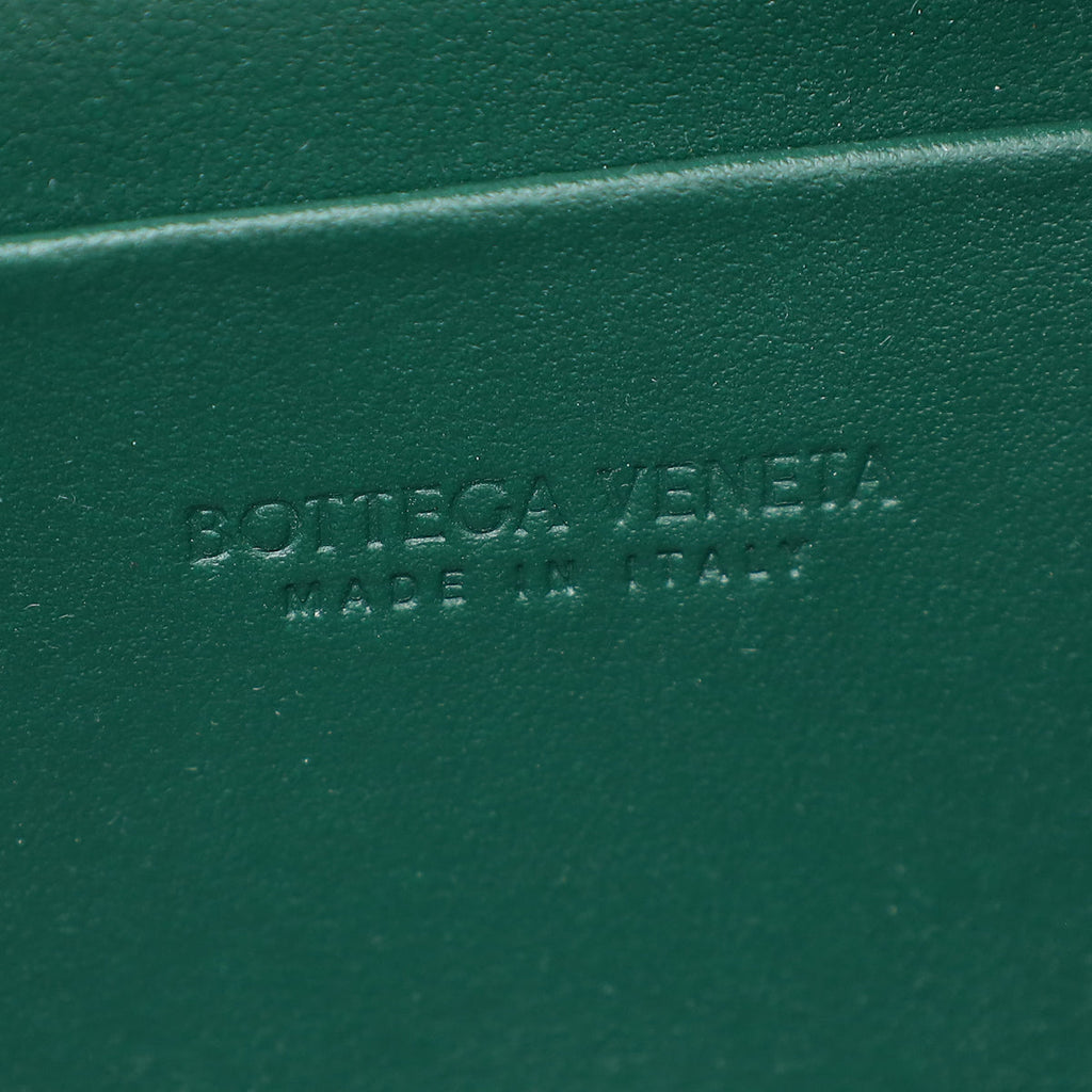 Bottega Veneta Emerald Green Vanity Case on Strap