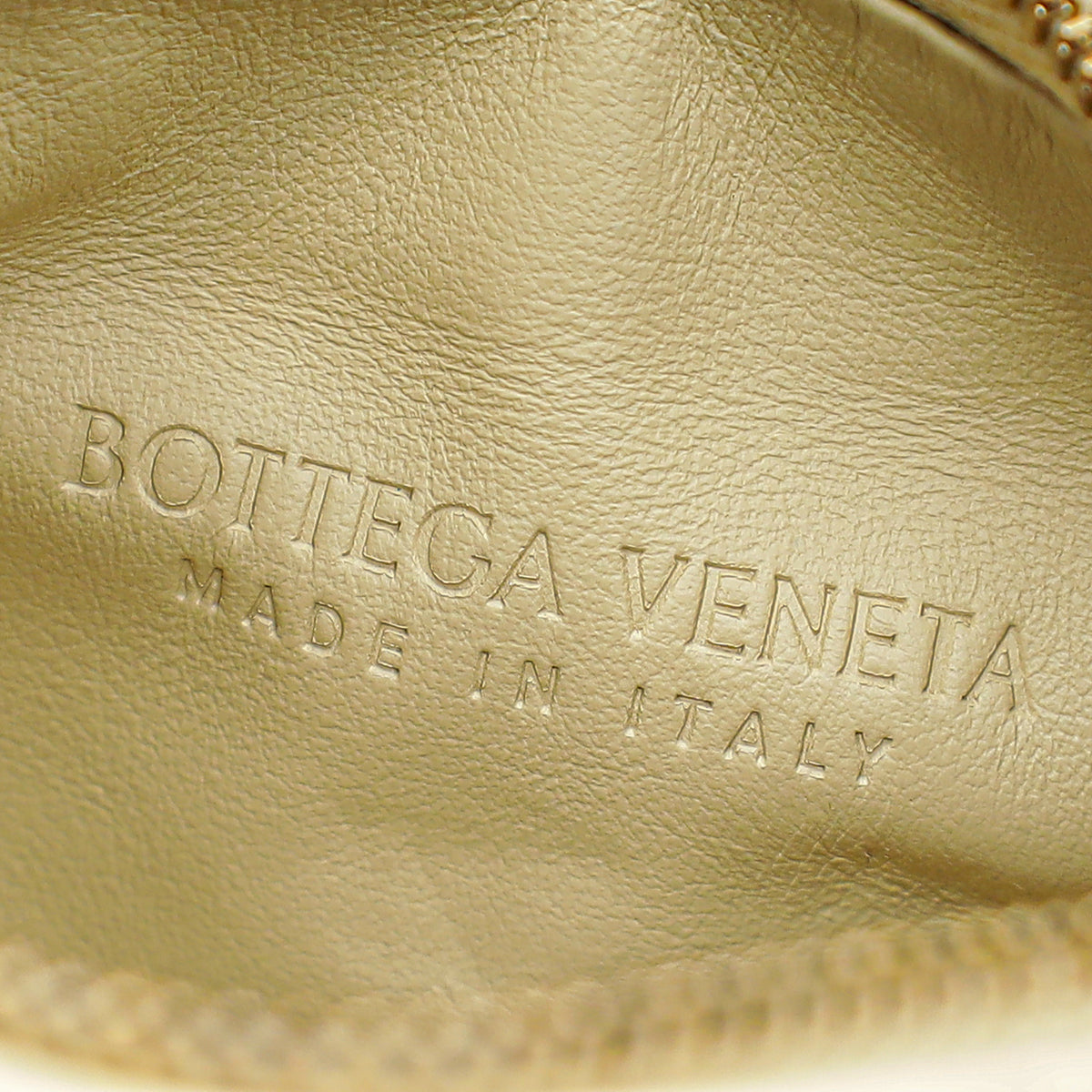Bottega Veneta Porridge Intrecciato Micro Candy Jodie Bag