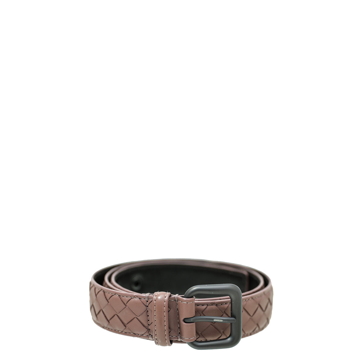 Bottega Veneta Old Rose Intrecciato Nappa Belt 34