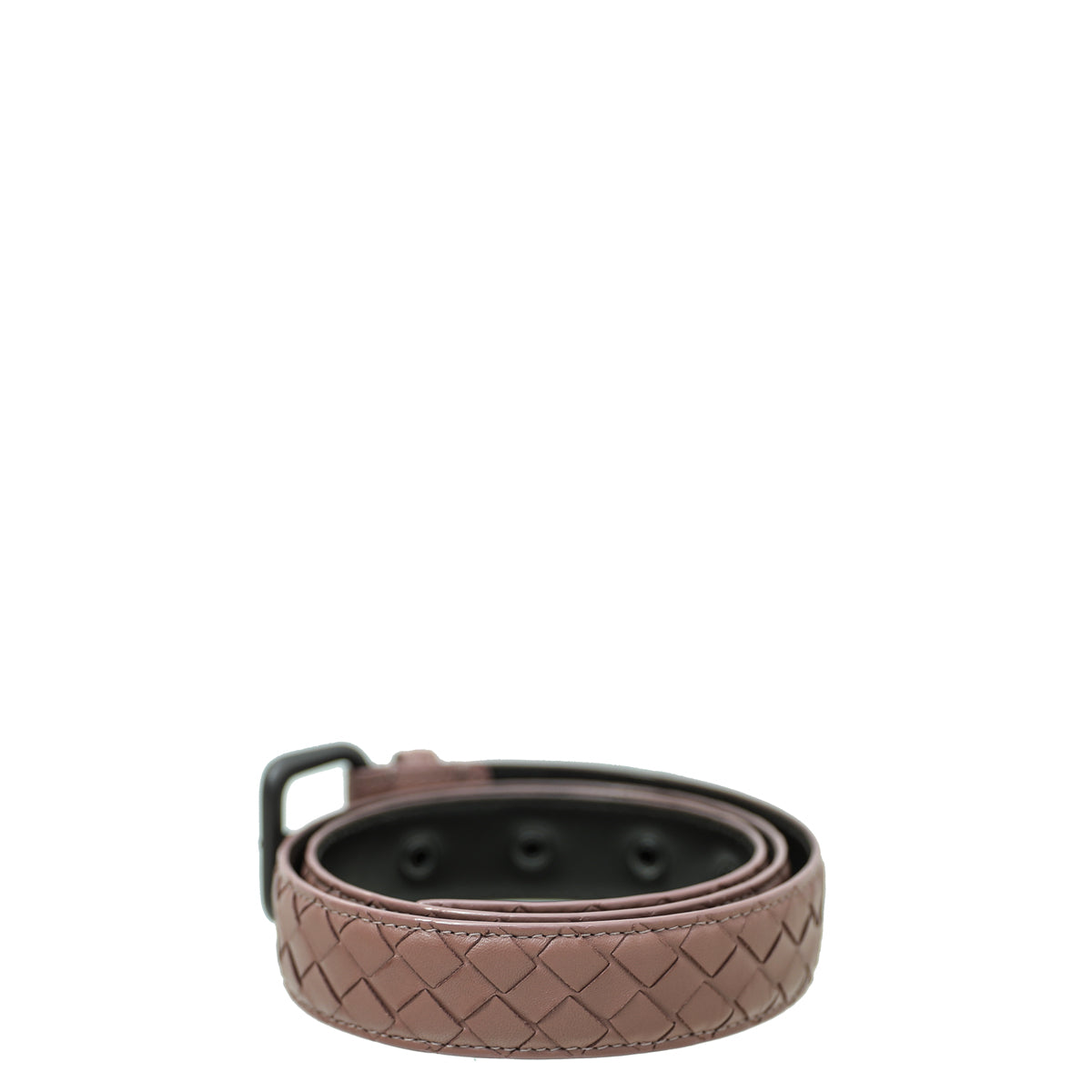 Bottega Veneta Old Rose Intrecciato Nappa Belt 34