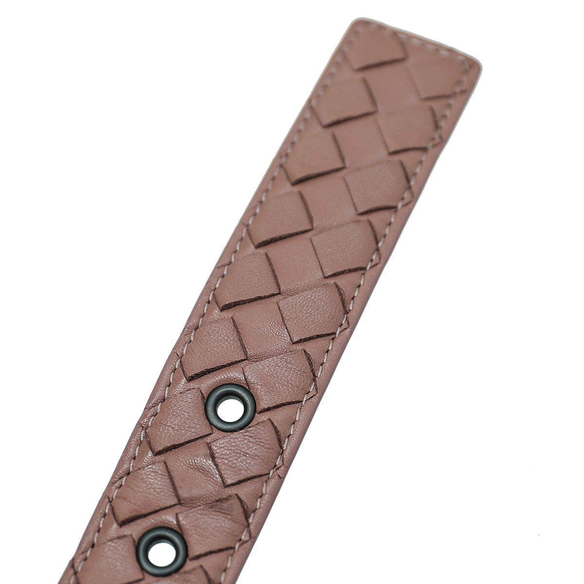 Bottega Veneta Old Rose Intrecciato Nappa Belt 34