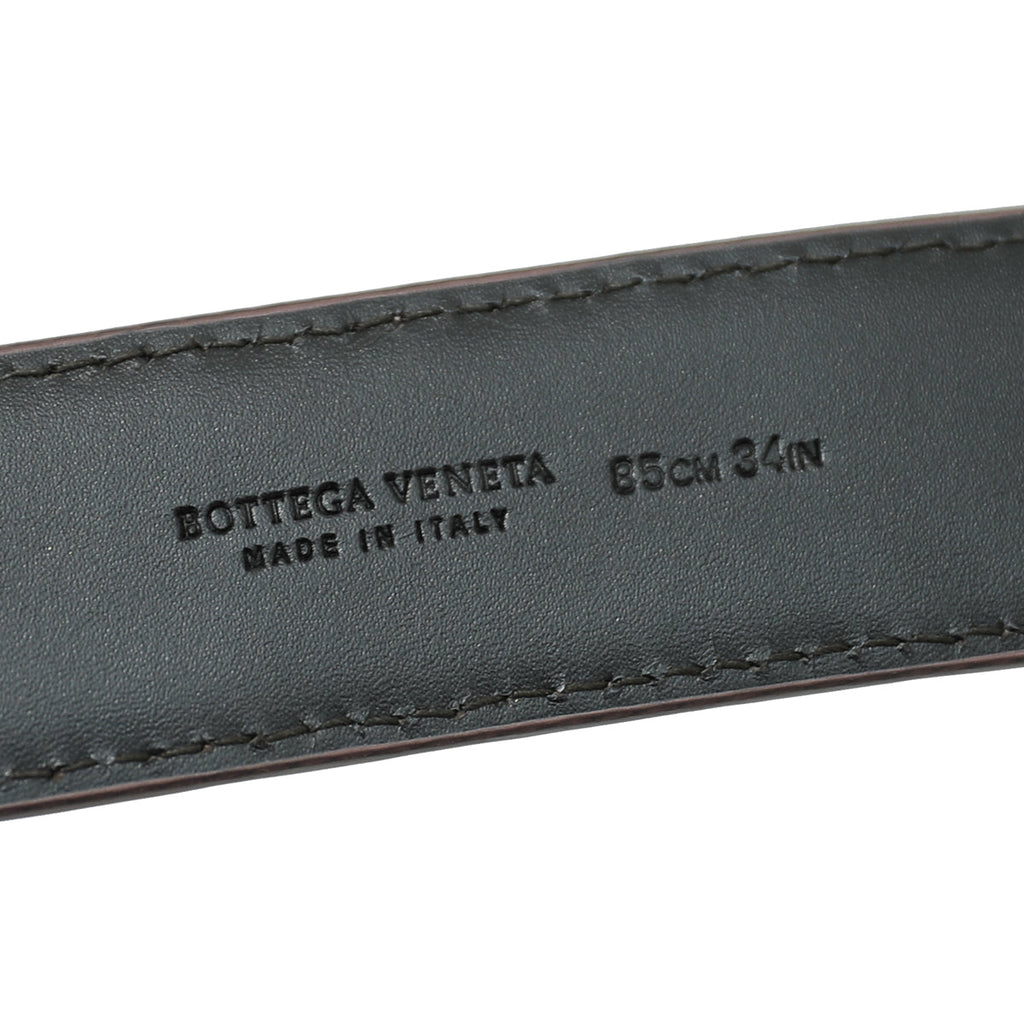 Bottega Veneta Old Rose Intrecciato Nappa Belt 34