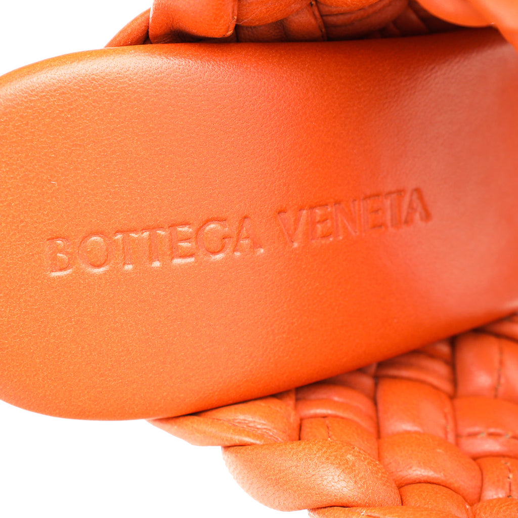 Bottega Veneta Coral Intrecciato Curve Mules 36.5
