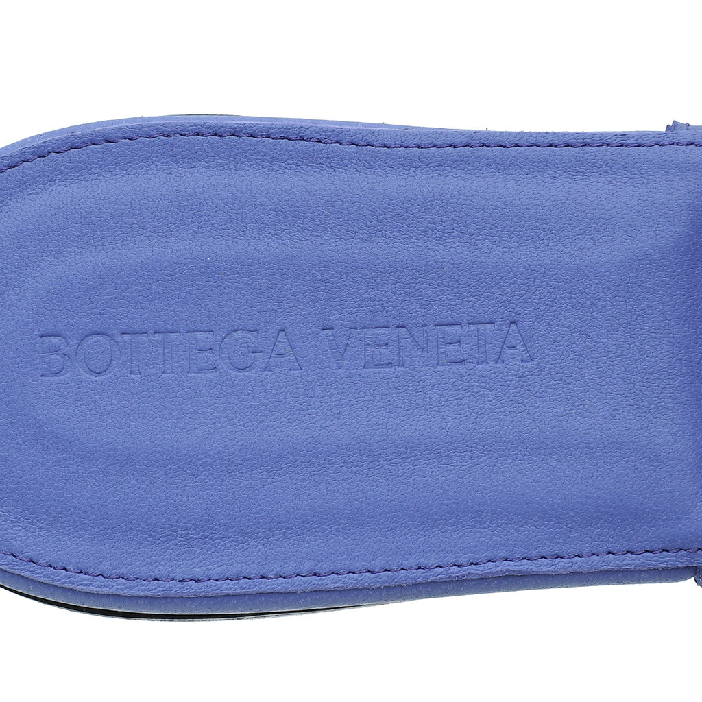 Bottega Veneta Wisteria Intrecciato Lido Flat Sandal 38