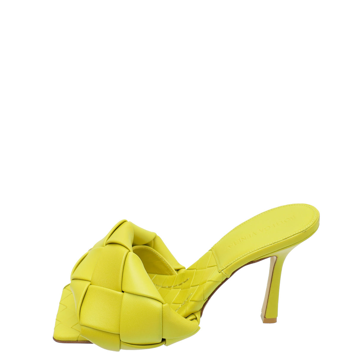Bottega Veneta Lagoon Acid Intrecciato Nappa Lido Mule 36.5