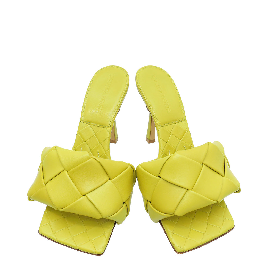 Bottega Veneta Lagoon Acid Intrecciato Nappa Lido Mule 36.5
