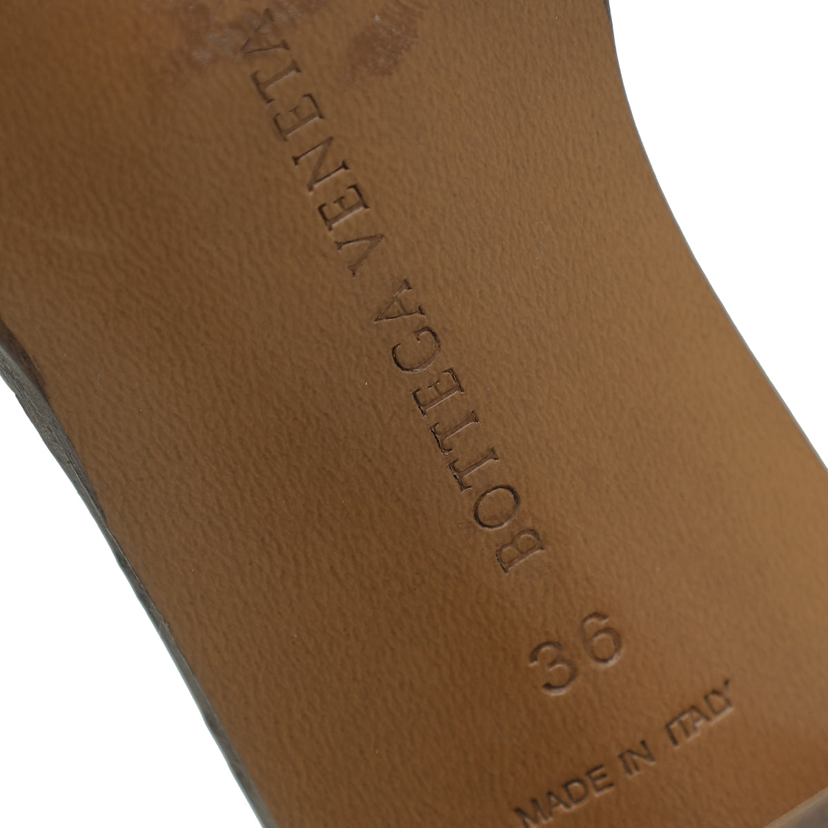 Bottega Veneta Metallic Grey Intrecciato Slide Mules 36