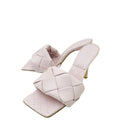 Bottega Veneta Lilac Intrecciato Nappa Lido Mule 37.5