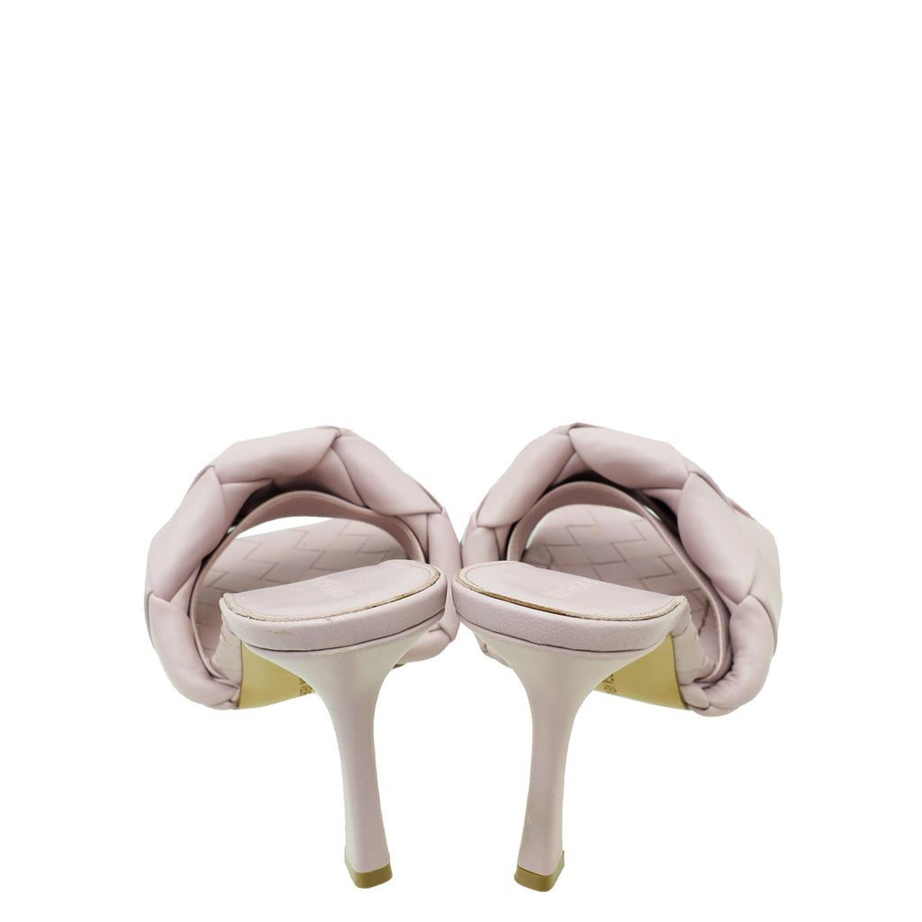 Bottega Veneta Lilac Intrecciato Nappa Lido Mule 37.5