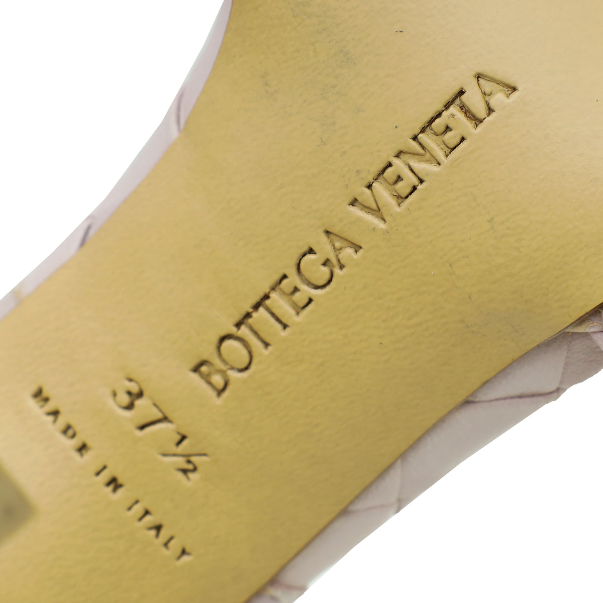 Bottega Veneta Lilac Intrecciato Nappa Lido Mule 37.5