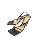 Bottega Veneta Black Stretch Strap Sandal 37.5