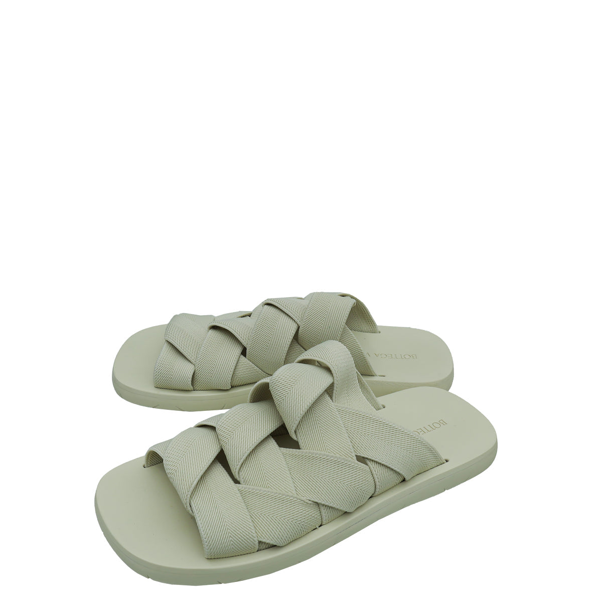 Bottega Veneta Sea Salt Plat Mule 38