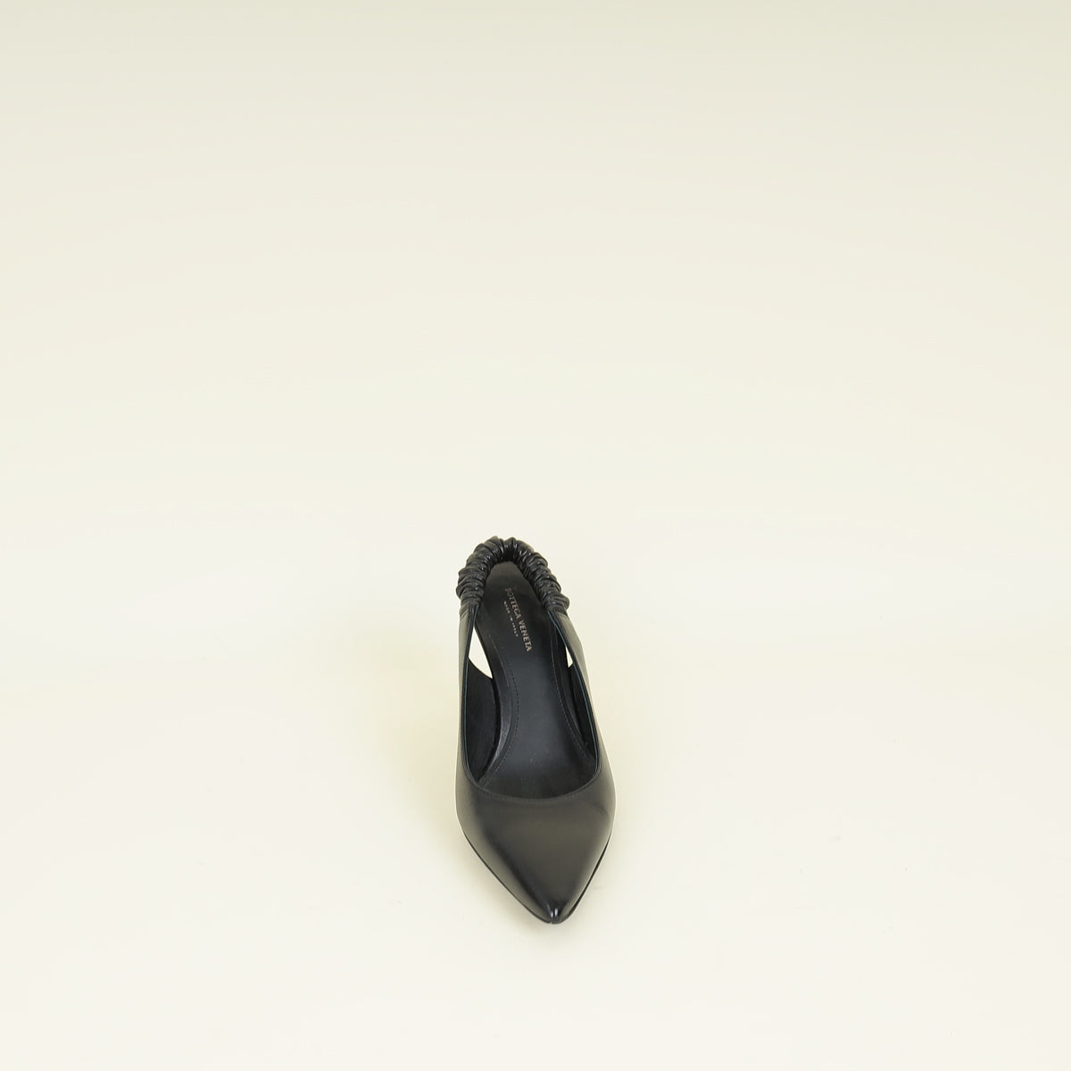 Bottega Veneta Black Smooth Slingback Pumps 36.5