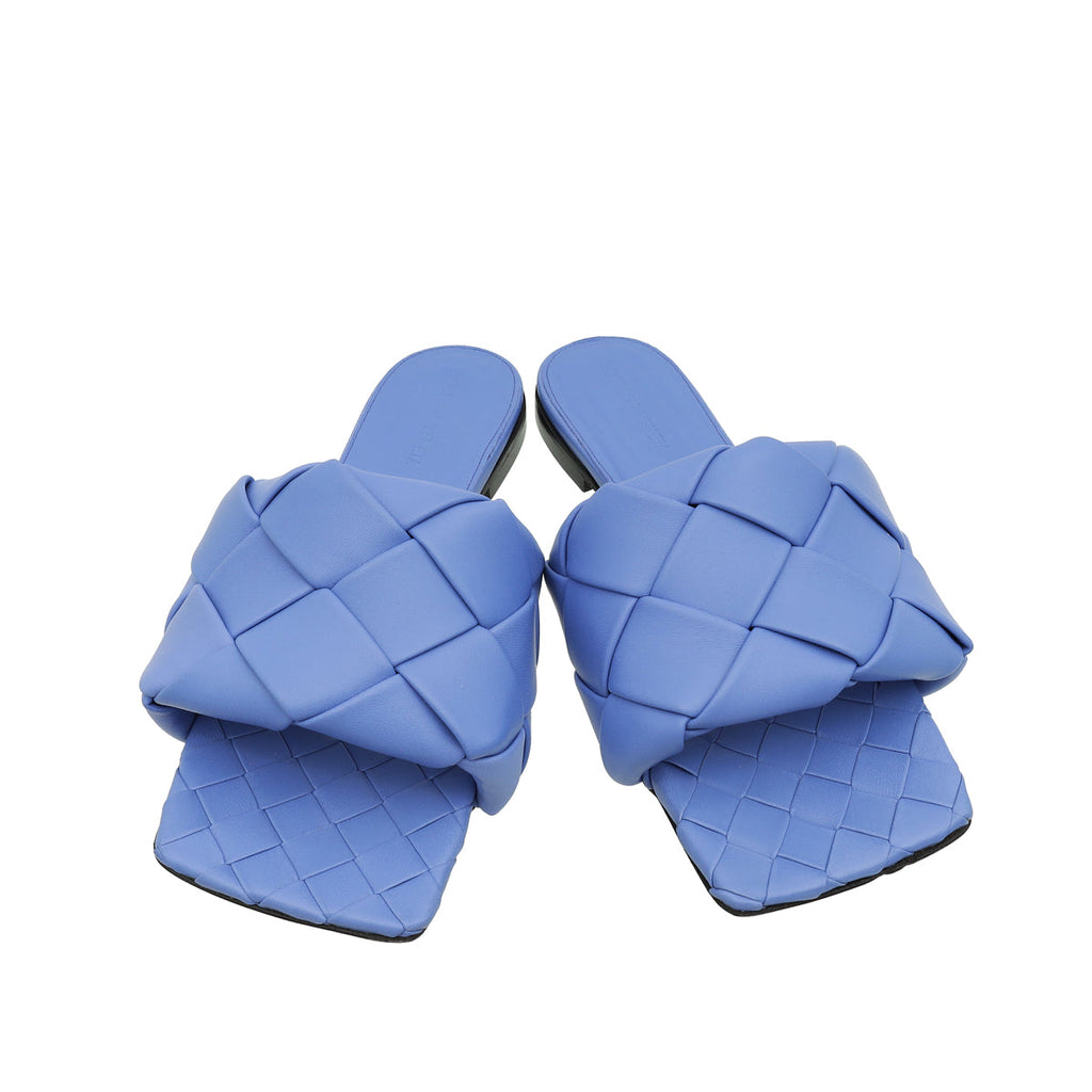 Bottega Veneta Wisteria Intrecciato Lido Flat Sandal