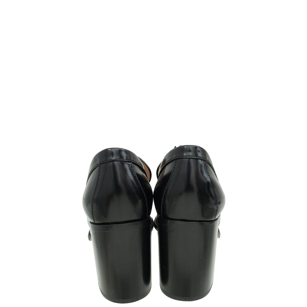 Bottega Veneta Black Monsieur 100 Pumps 39