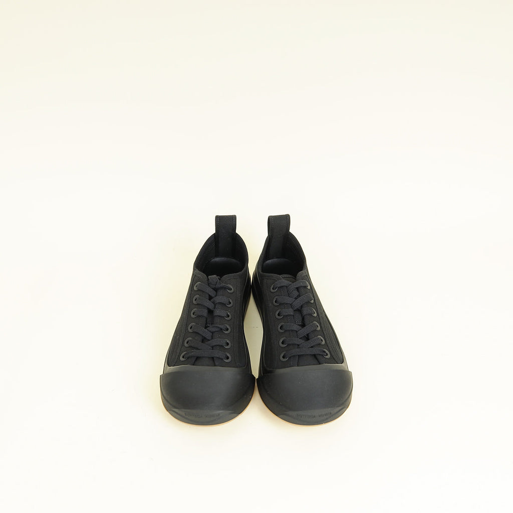 Bottega Veneta Black Vulcan Low-Top Sneakers 41
