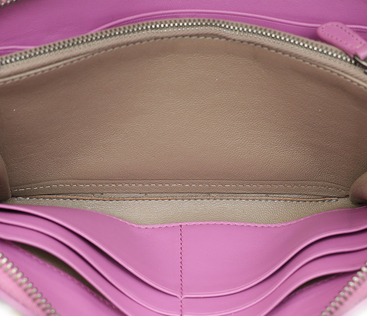 Bottega Veneta Peony Nappa Intrecciato Zip Around Wallet
