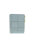 Bottega Veneta Gray Maxi Intrecciato Wallet
