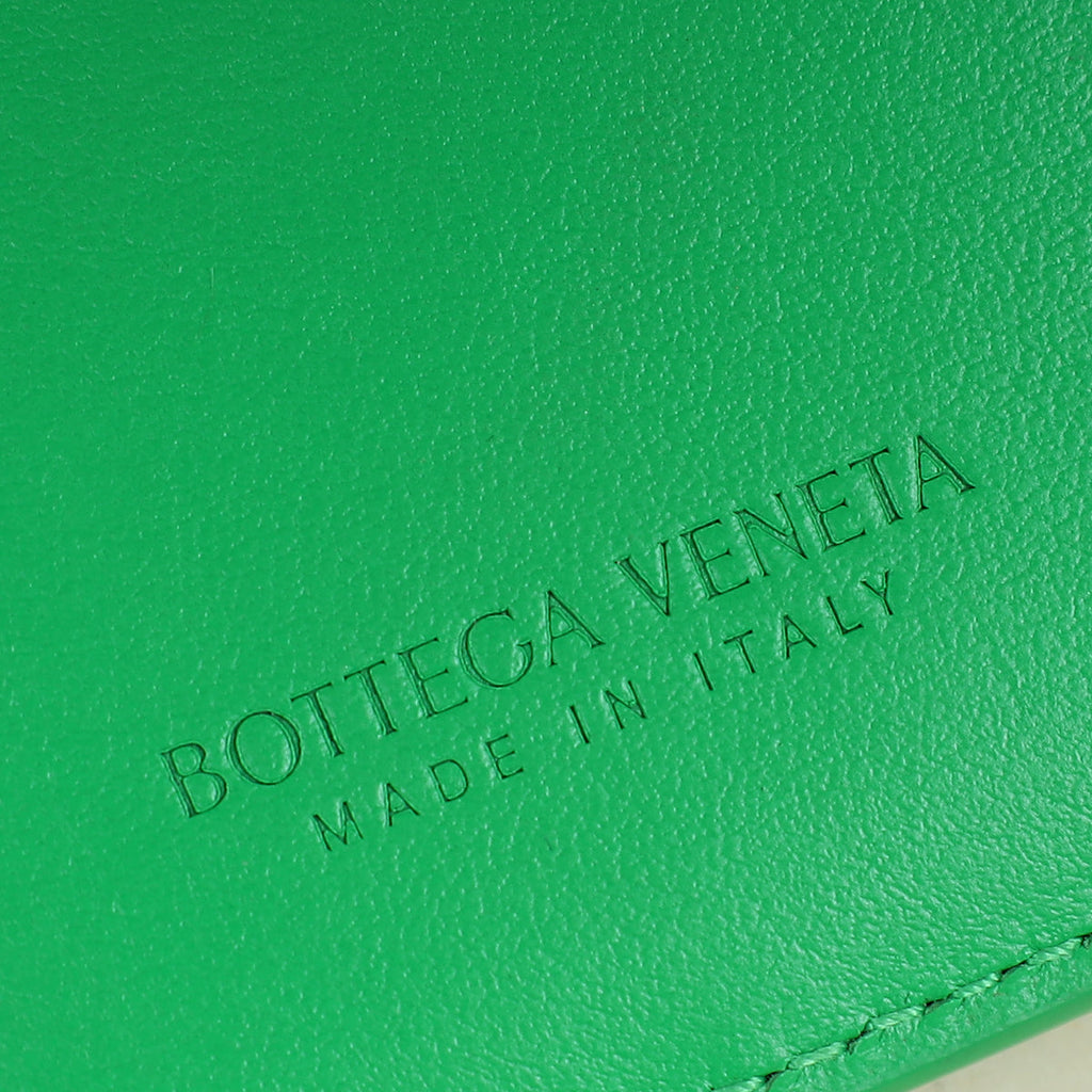 Bottega Veneta Parakeet Intrecciato Small Bi-Fold Wallet