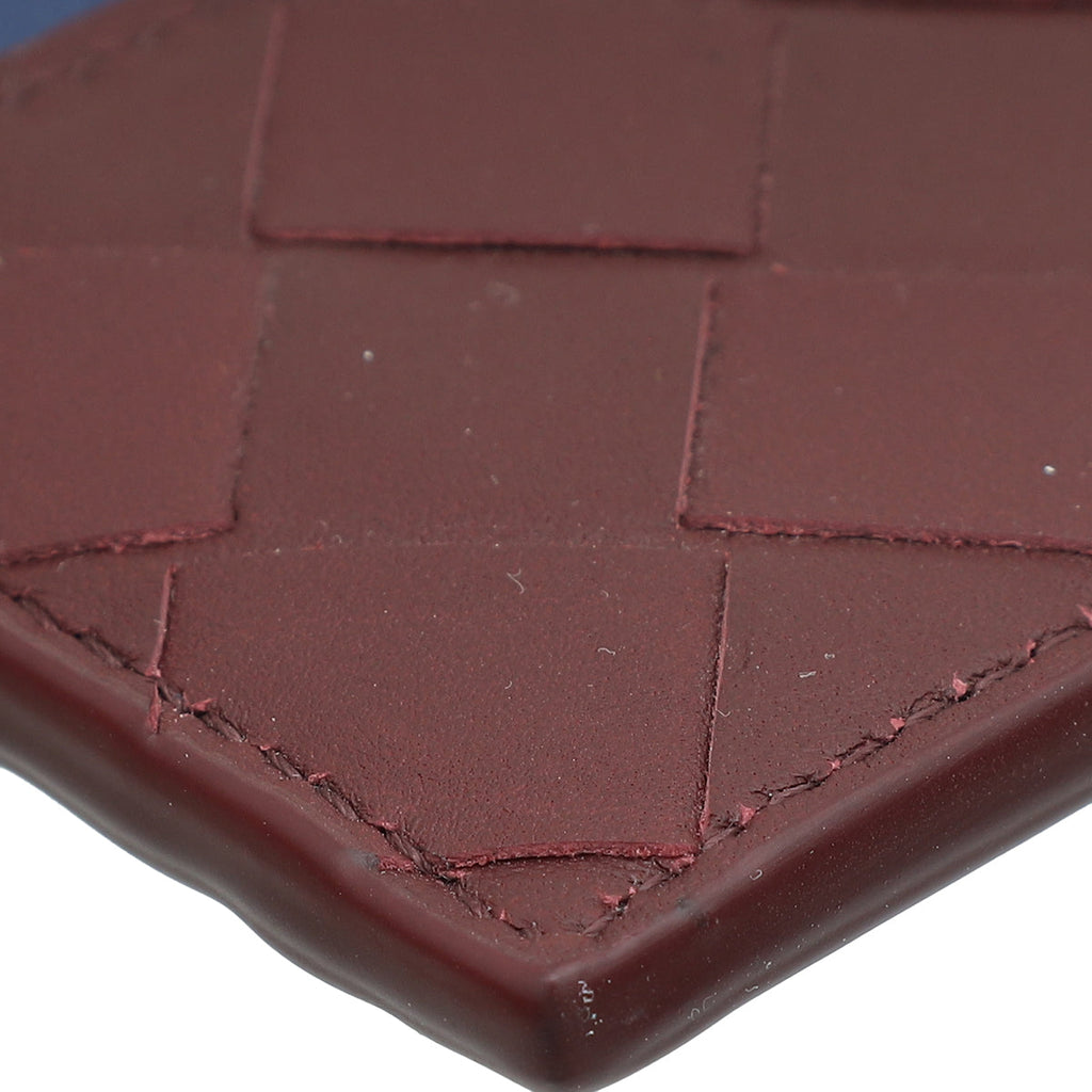 Bottega Veneta Bicolor Intrecciato Credit Card Case