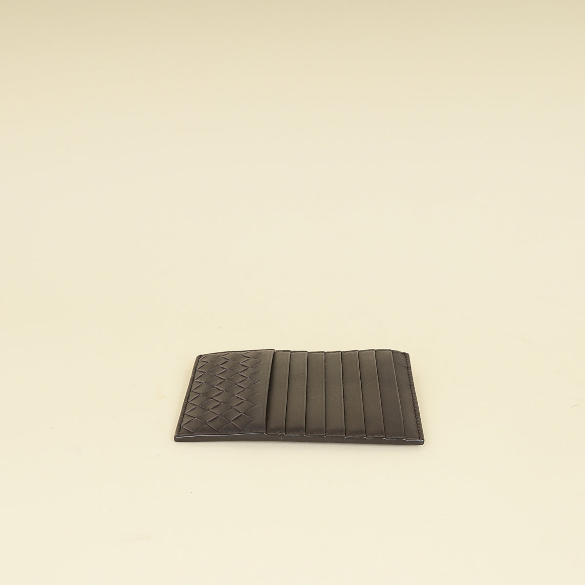 Bottega Veneta Chocolate Intrecciato Card Case With Coin Purse