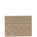 Bottega Veneta Light Brown Intrecciato Credit Card Case
