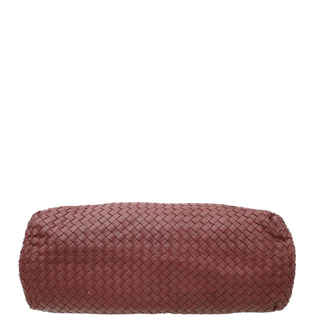 Bottega Veneta Burgundy Intrecciato Nappa Classic Tote Large Bag