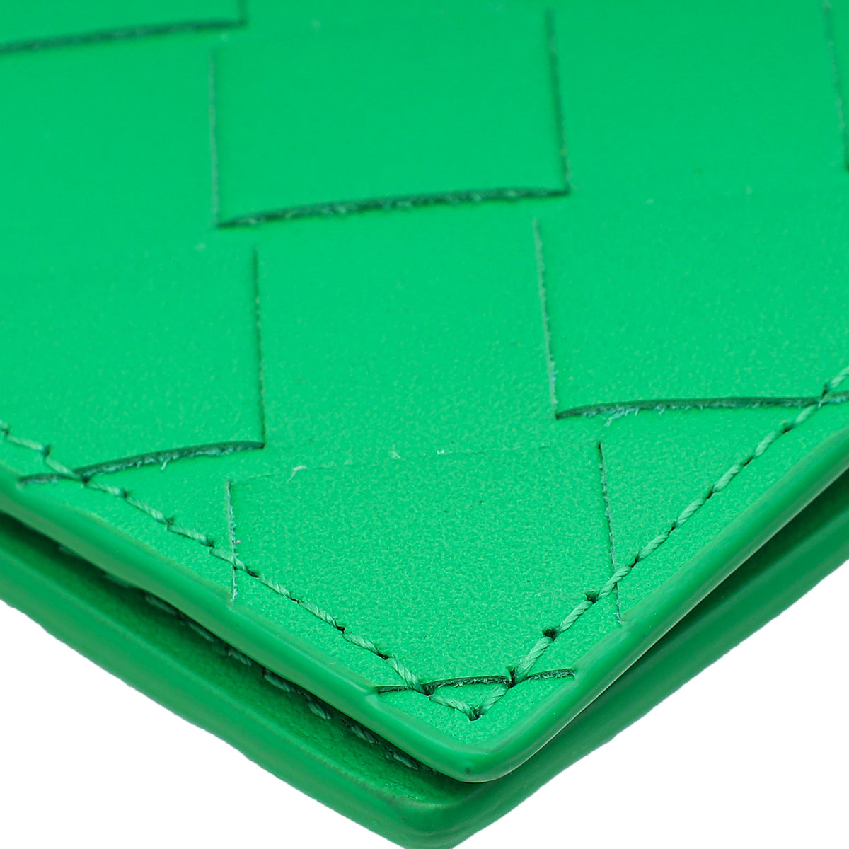 Bottega Veneta Parakeet Intrecciato Passport Holder