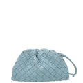 Bottega Veneta Light Blue Intrecciato Mini Pouch