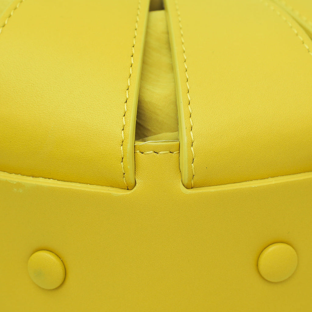 Bottega Veneta Yellow The Shell Small Shoulder Bag