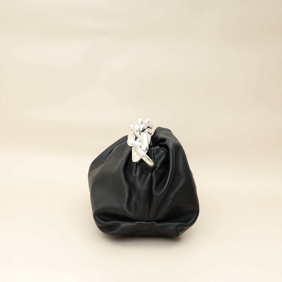Bottega Veneta Black The Pouch Chain Bag