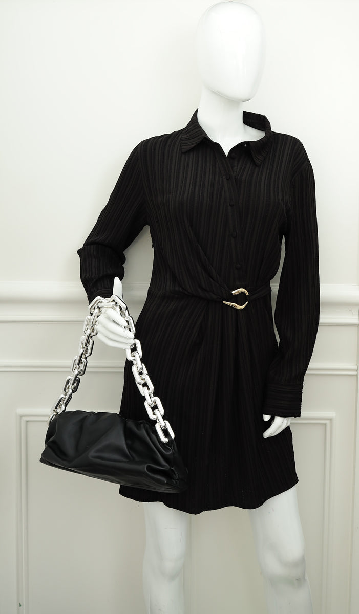 Bottega Veneta Black The Pouch Chain Bag