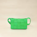 Bottega Veneta Parakeet Intreccio Cassette Classic Crossbody Bag