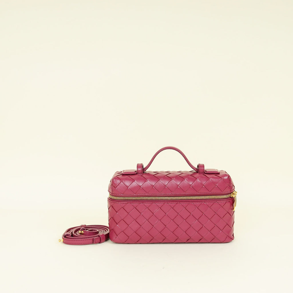 Bottega Veneta Cinnabar Intrecciato Bang Bang Bag